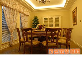 80平田園二居餐桌裝修效果